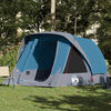 vidaXL Family Tent Cabin 6-Person Blue Waterproof