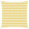vidaXL Sunshade Sail Yellow and White 2 x 2 m HDPE