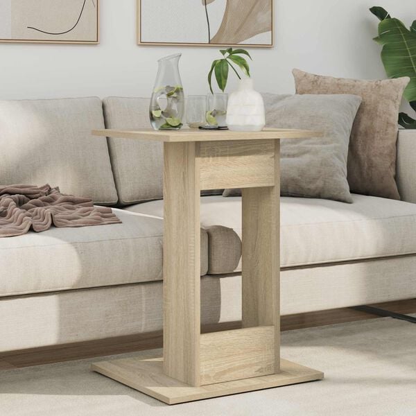 vidaXL Side Table Sonoma Oak 45 x 40 x 62.5 cm Engineered Wood