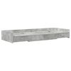 vidaXL Bed Frame Concrete Grey 100 x 200 cm Engineered Wood
