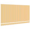 vidaXL Awning Replacement Fabric Yellow and White 380 x 195 cm