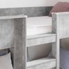 vidaXL Bunk Bed for Kids Concrete Grey 90 x 190 cm Engineered Wood