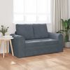 vidaXL Sofa Bed Dark Grey 148 x 71 x 83 cm Velvet