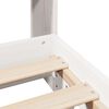 vidaXL Bed Frame without Mattress White 140x190 cm Solid Wood Pine