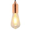 vidaXL Lamp Holders 2 pcs Rose Gold E27