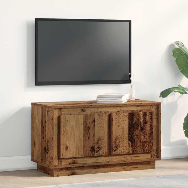 vidaXL TV Cabinet Old wood 80 x 35 x 45 cm Engineered wood