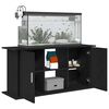 vidaXL Aquarium Stand Black Oak 121x41x58 cm Engineered Wood