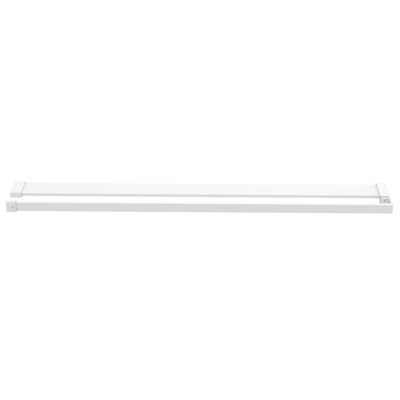 vidaXL Shower Shelf for Walk-in Shower Wall White 80 cm Aluminium