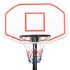 vidaXL Basketball Stand White 258-363 cm Polyethene