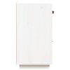 vidaXL Sideboard White 34x40x75 cm Solid Wood Pine