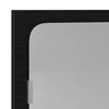 vidaXL Mirror Shelf Black Oak 90 x 10.5 x 37 cm Engineered Wood