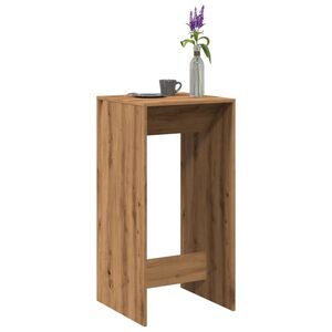 vidaXL Bar Table Artisan Oak 51x50x103,5 cm Engineered Wood