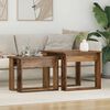 vidaXL Coffee Table Set 2 pcs Old Wood Engineered Wood