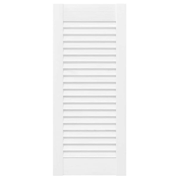 vidaXL Cabinet Door Louvred Design White 69x29.5 cm