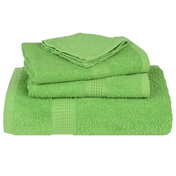 vidaXL Wash Towels "FROGN" 2 pcs Apple Green 30x30 cm 360 gsm