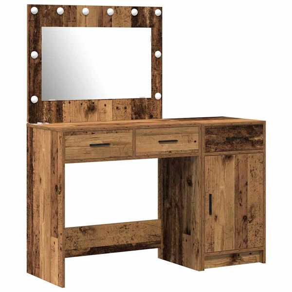 vidaXL Dressing Table 2 pcs Brown 40 x 41 x 75 cm Engineered wood