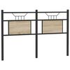 vidaXL Replace Headboard Sonoma Oak 150 cm Engineered Wood and Steel