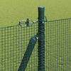 vidaXL Fence Post Green 10 x 1.6 m (12 x 12 mm mesh) Steel and PVC