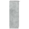 vidaXL Shoe Cabinet Concrete Grey 59x35x100.5 cm Engineered Wood