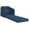 vidaXL Sofa Bed Blue 65 x 80 x 83 cm Fabric