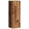 vidaXL Plant Stands 2 pcs Old Wood 33x33x100 cm Engineered Wood