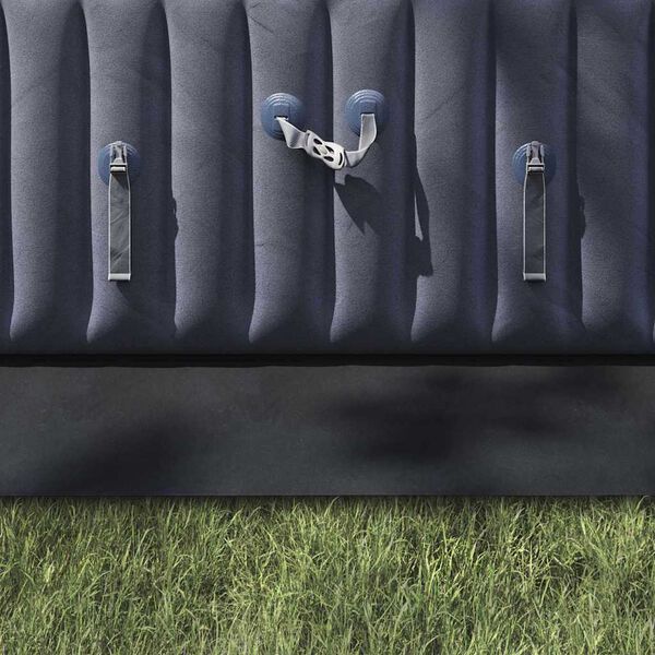vidaXL Pool Ground Sheet Other Black 750 x 372 cm Polyester geotextile