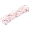 vidaXL Pull Starter Cord White and Red &Oslash;4 mm 10 m Nylon