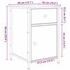 vidaXL Bedside Cabinet Old Wood 40 x 42 x 60 cm Engineered Wood
