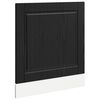 vidaXL Dishwasher Panel PORTO Black Oak 60 x 1.5 x 57 cm