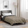 vidaXL Winter Duvet Light Grey and Anthracite 220 x 140 cm Microfiber
