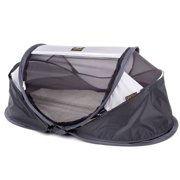 DERYAN Wind Screen Baby Luxe 100x30x0.5cm Grey