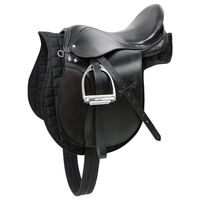 Kerbl Haflinger Saddle Leather Black 32285