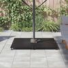 vidaXL Parasol Base Black 100 x 100 x 4 cm Steel
