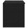 vidaXL Storage Box Black Oak 84 x 42 x 46 cm Engineered Wood