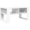 vidaXL Coffee Table White 92 x 49.5 x 45 cm Engineered Wood