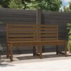 vidaXL Garden Bench Honey Brown 157.5 cm Solid Wood Pine