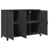 vidaXL Sideboard Black 100.5x39x72 cm Steel