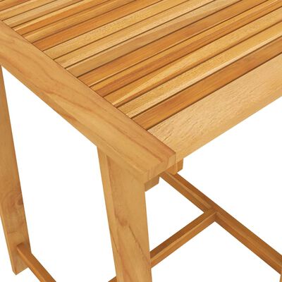 vidaXL Garden Bar Table 70x70x104 cm Solid Acacia Wood