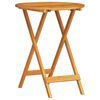 vidaXL Folding Bistro Set Folding 3 pcs Brown Solid Acacia Wood