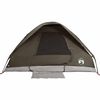 vidaXL Family Tent Dome 6-Person Brown Waterproof