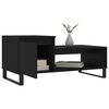 vidaXL Coffee Table Black 100x50x45 cm Engineered Wood