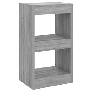 vidaXL Book Cabinet | Grey sonoma | Engineered wood | Medium | Book Cabinet