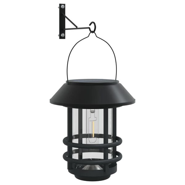 vidaXL Solar Outdoor Wall Lanterns 4 pcs White