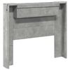 vidaXL Headboard Concrete Grey 120 x 16.5 x 103.5 cm Engineered Wood