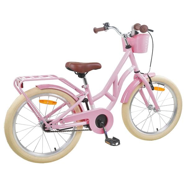 vidaXL Kids Bike 20'' for 6-11 Years Old Light Pink