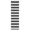 vidaXL Zebra Blind Black 45x150 cm Fabric Width 40.9 cm Polyester