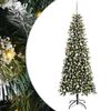 vidaXL Artificial Christmas Tree with 300 LEDs with Stand Green 240 cm