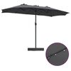 vidaXL Garden Parasol Anthracite 385 x 209 x 244 cm Polyester