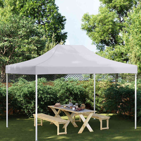 vidaXL Party Tent Roof 4x3 m White 270 g/m&sup2;