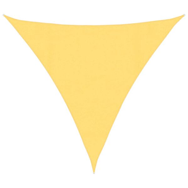 vidaXL Sunshade Sail 160 g/m² Beige 4x4x4 m HDPE